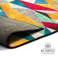 Thumbnail for Colorful Geometric Centerpiece (Rug)