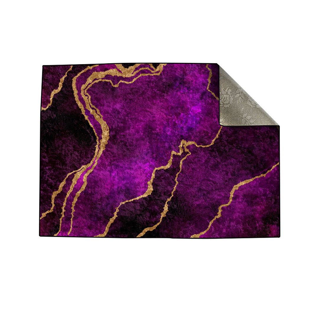 Purple Abstract Centerpiece (Rug)