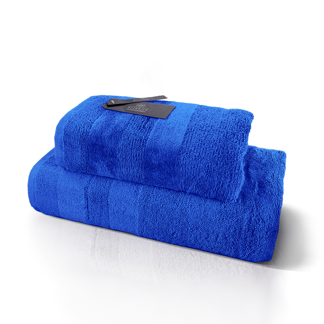Velour Two Pieces Towel Set (Hand & Bath Towel Set)