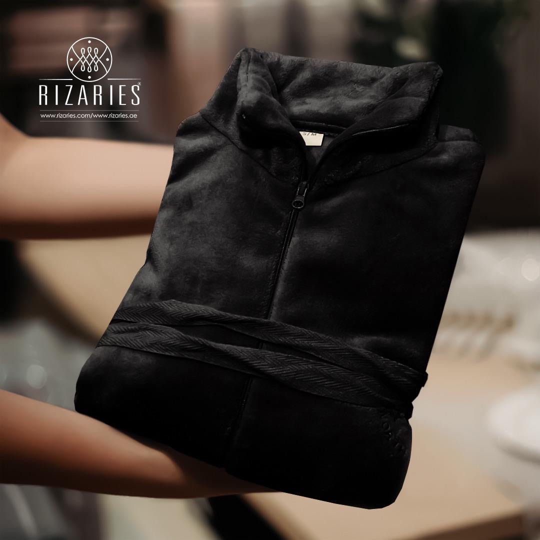 Supersoft Fleece Zipper Bathrobe