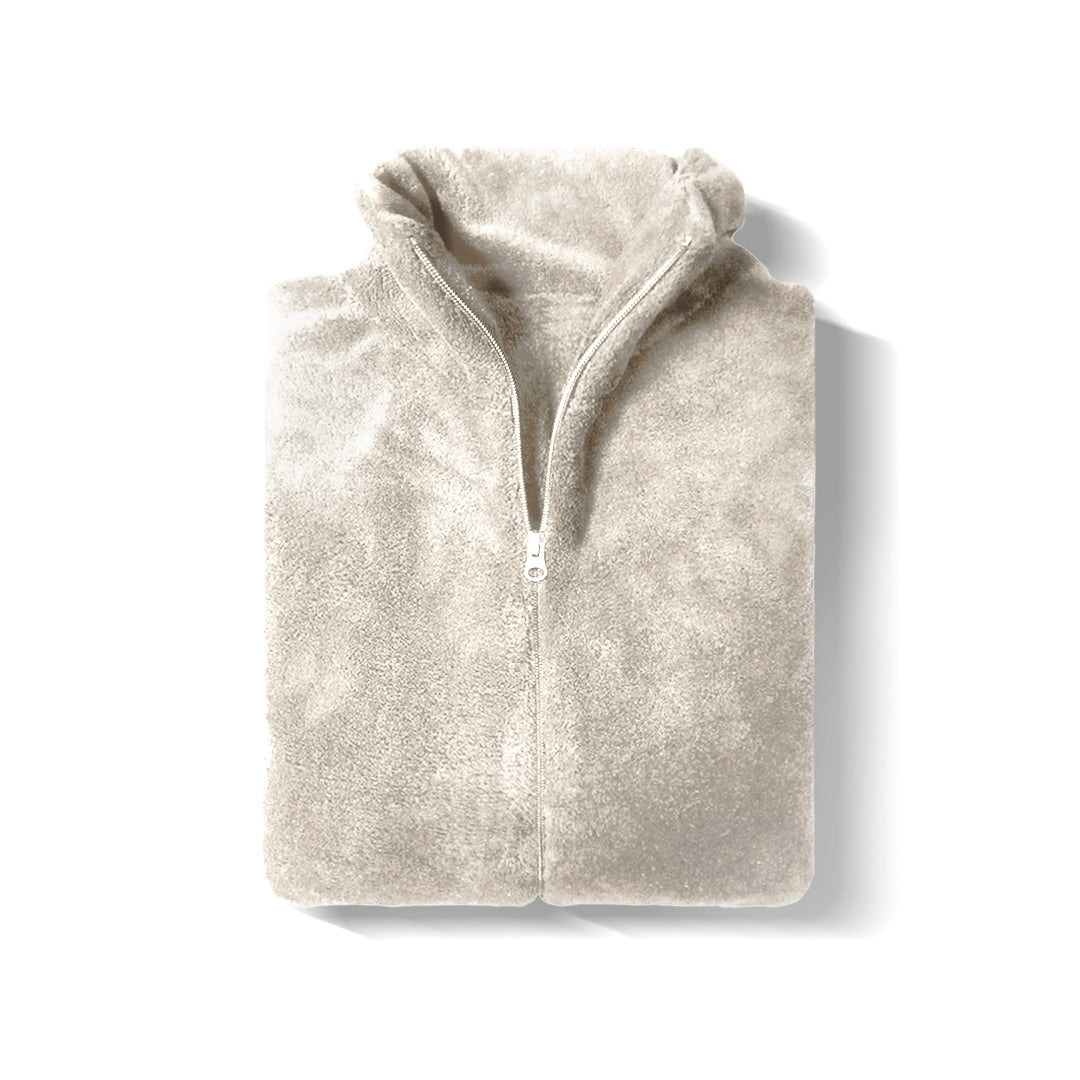 Supersoft Fleece Zipper Bathrobe