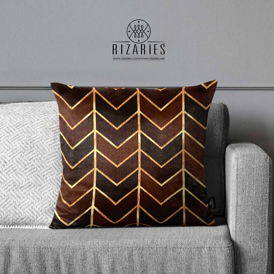 SuperSoft Brown Arrow Throw Pillow
