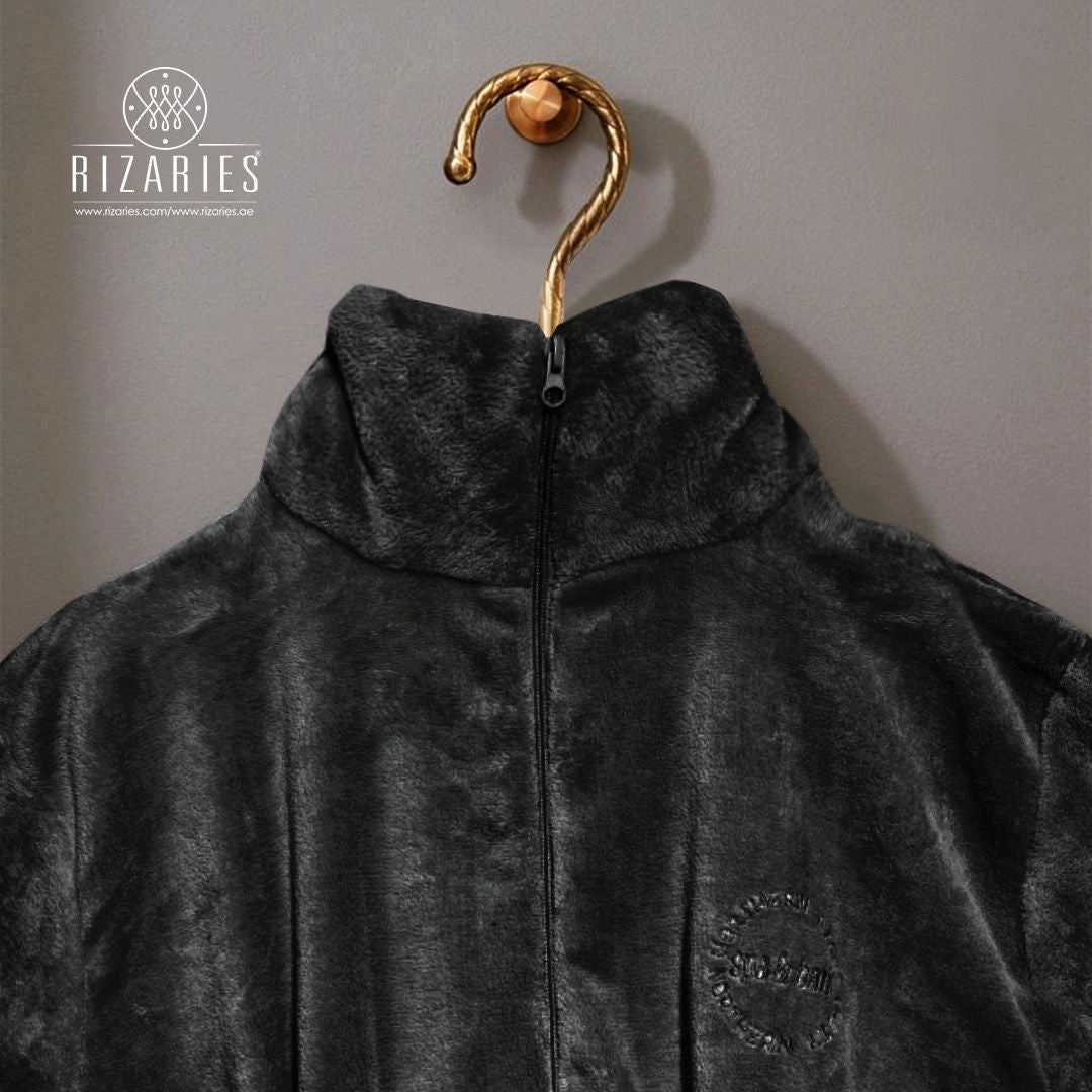 Supersoft Fleece Zipper Bathrobe