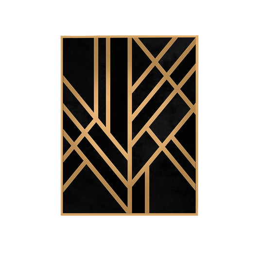 Black Art Deco Wall Painting