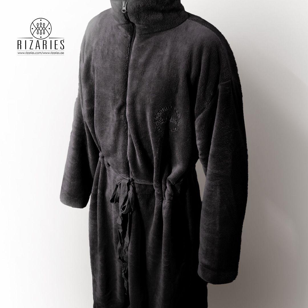 Supersoft Fleece Zipper Bathrobe