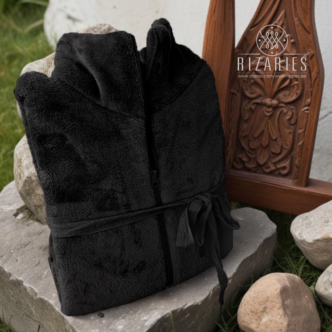 Supersoft Fleece Zipper Bathrobe