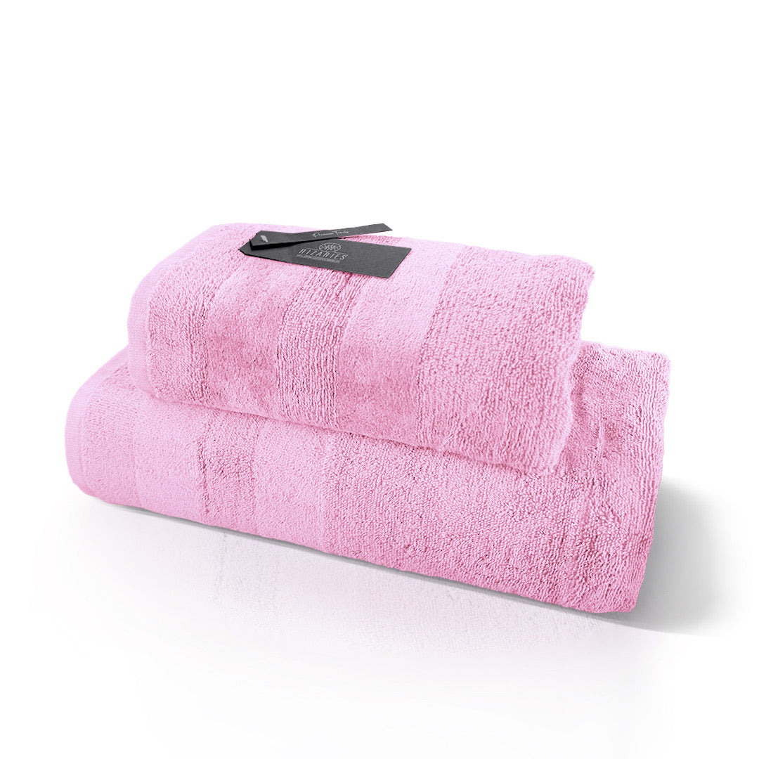 Velour Two Pieces Towel Set (Hand & Bath Towel Set)