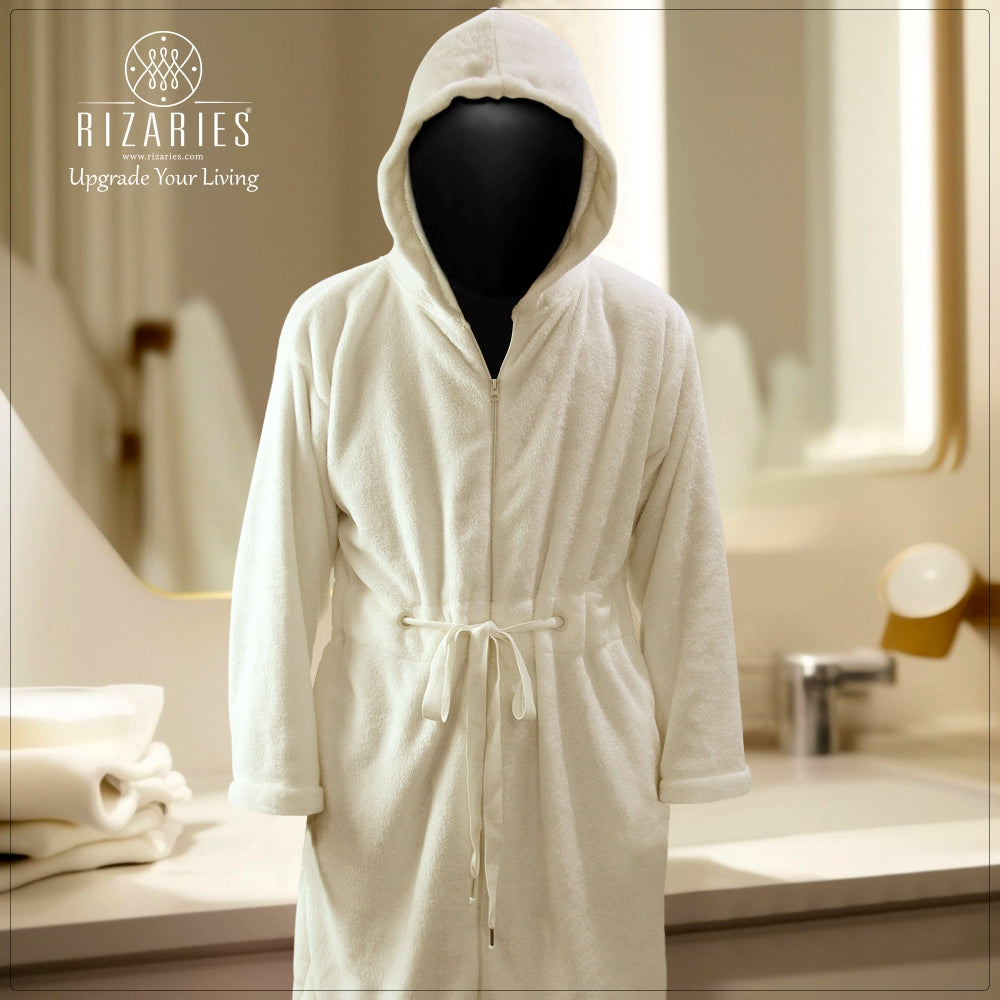 Supersoft Fleece Zipper Bathrobe