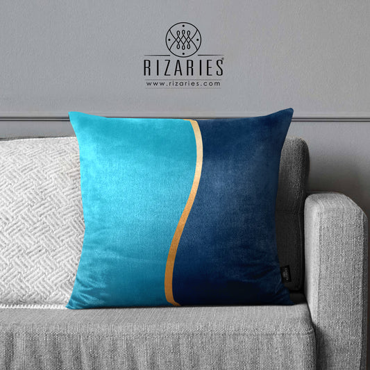 Super Soft Shades of Teal Throw Cushion