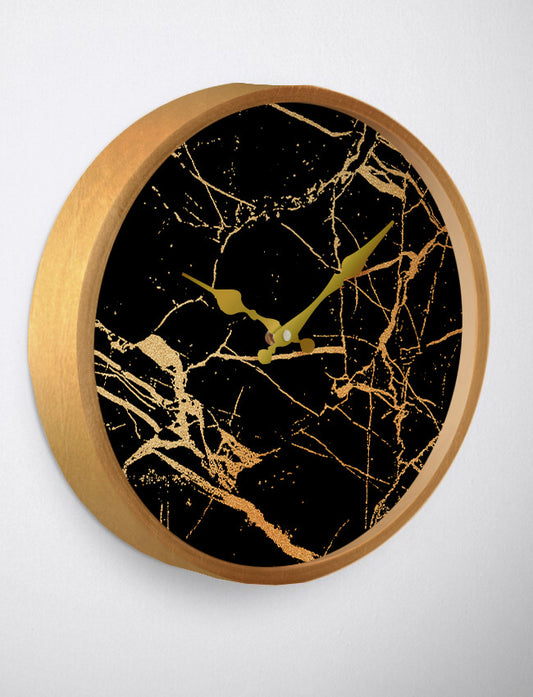 Black Gold Wall Clock
