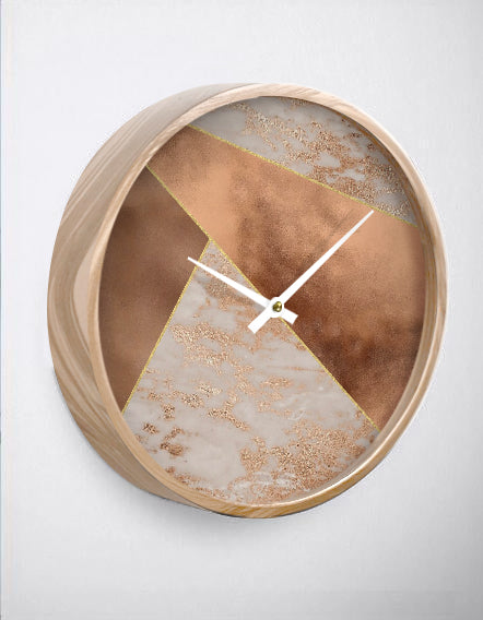 Copper Luxe Wall Clock