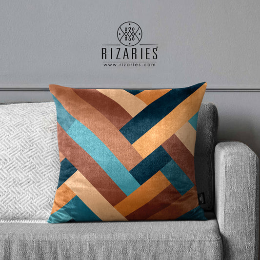SuperSoft Ocean Lines Throw Pillow