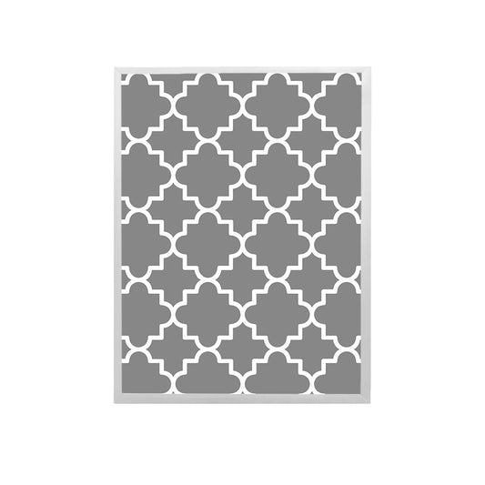 Grey & White Handmade Canvas Painting