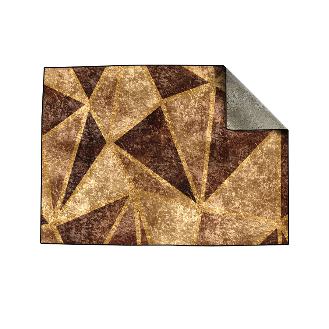 Copper Gold Triangle Centerpiece (Rug)