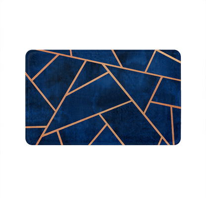 SuperSoft Navy & Copper Door Mat