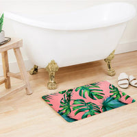 Thumbnail for SuperSoft Pink Tropical Door Mat