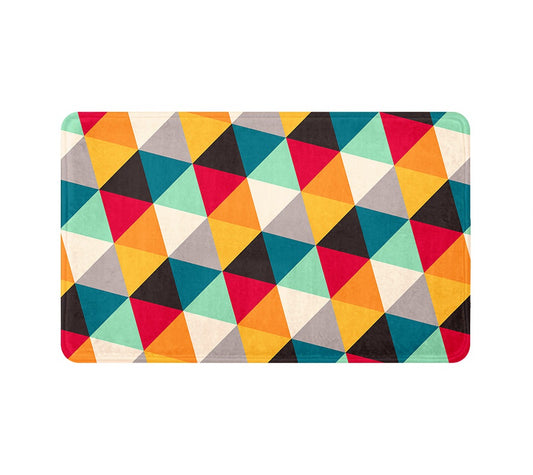 SuperSoft Colorful Small Triangle Door Mat