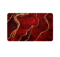 Thumbnail for SuperSoft Burgundy Abstract Door Mat
