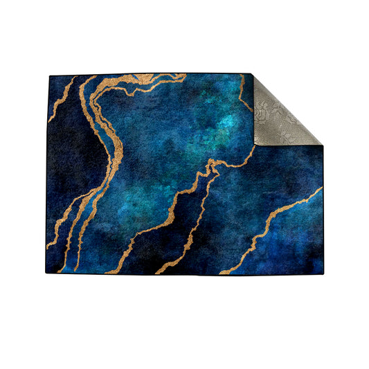 Blue Abstract Centerpiece (Rug)