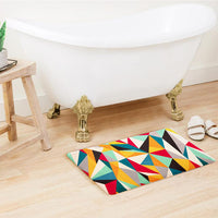 Thumbnail for SuperSoft Colorful Geometric Door Mat