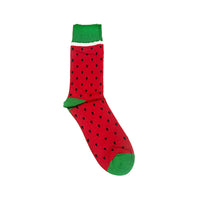 Thumbnail for Red & Lite Green Crazy Socks