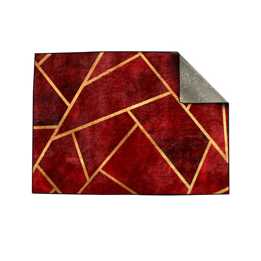 Maroon & Gold Centerpiece (Rug)