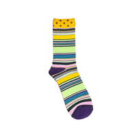 Thumbnail for Purple Lines Crazy Socks