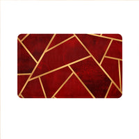 Thumbnail for SuperSoft Maroon & Gold Door Mat