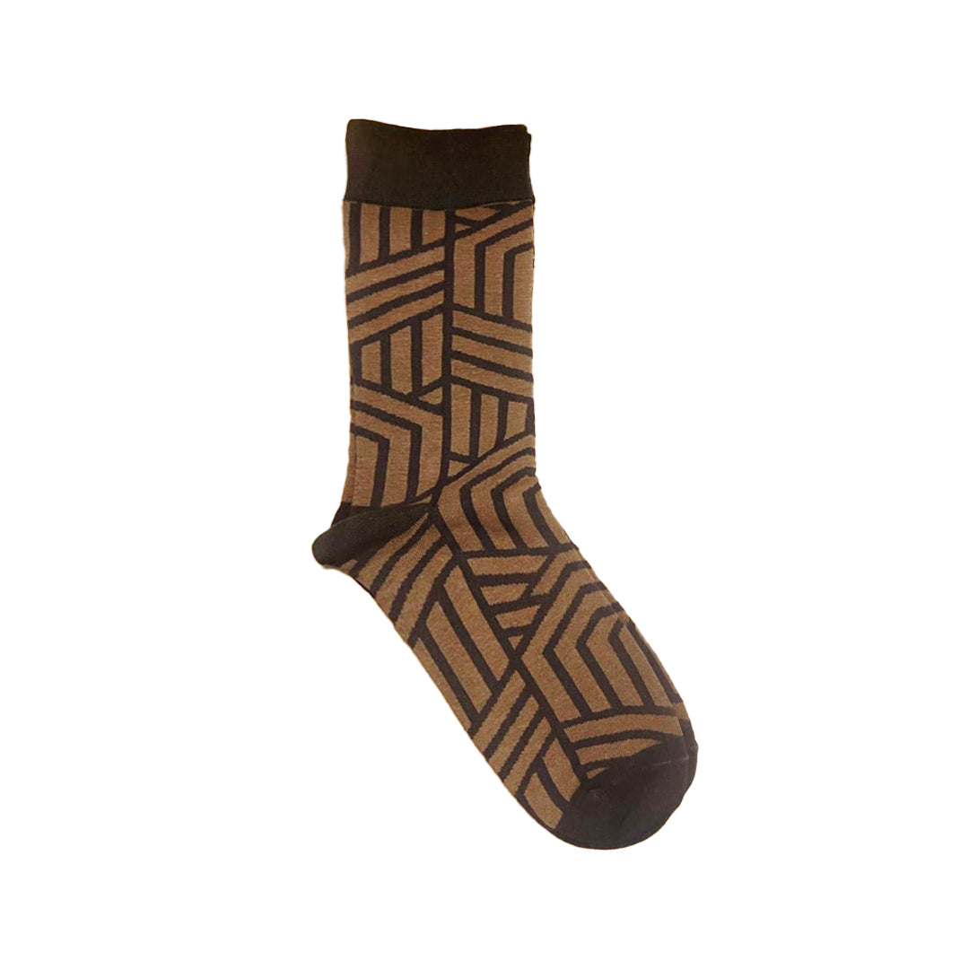 Brown Rope Crazy Socks