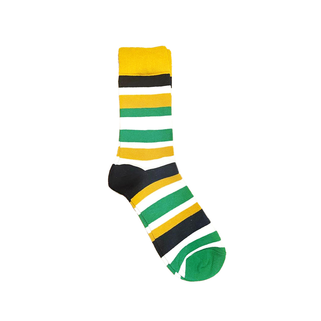 Yellow & Lite Green Crazy Socks