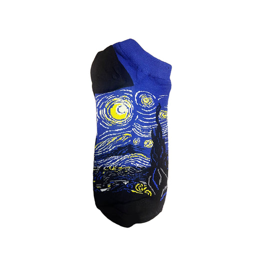 Underwater Black Low Cut Crazy Socks