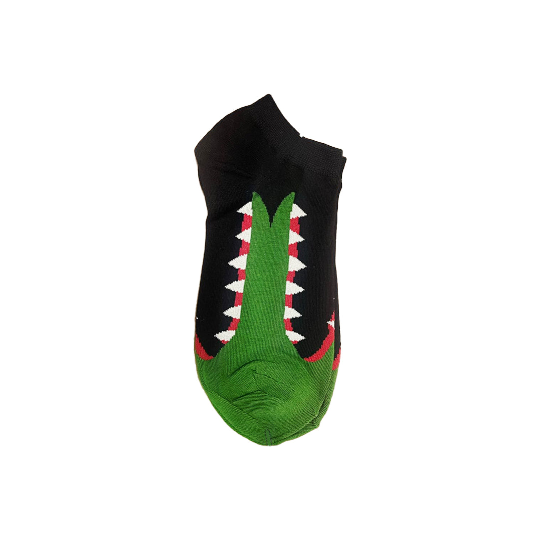 Sharp Teeth Low Cut Crazy Socks