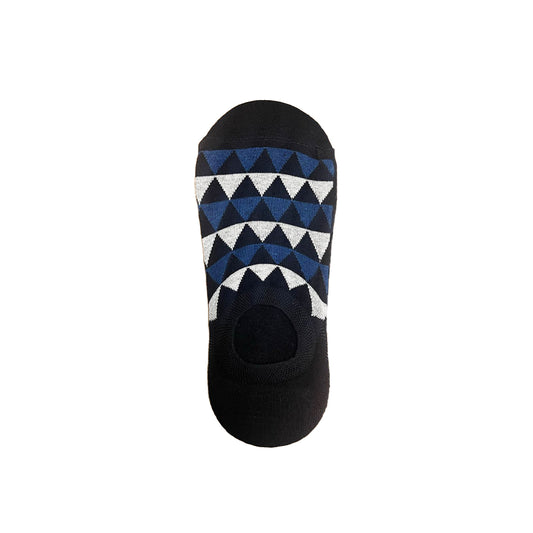 Black Triangle Low Cut Crazy Socks