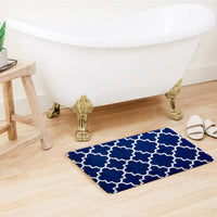 Thumbnail for SuperSoft Navy Moroccan Door Mat