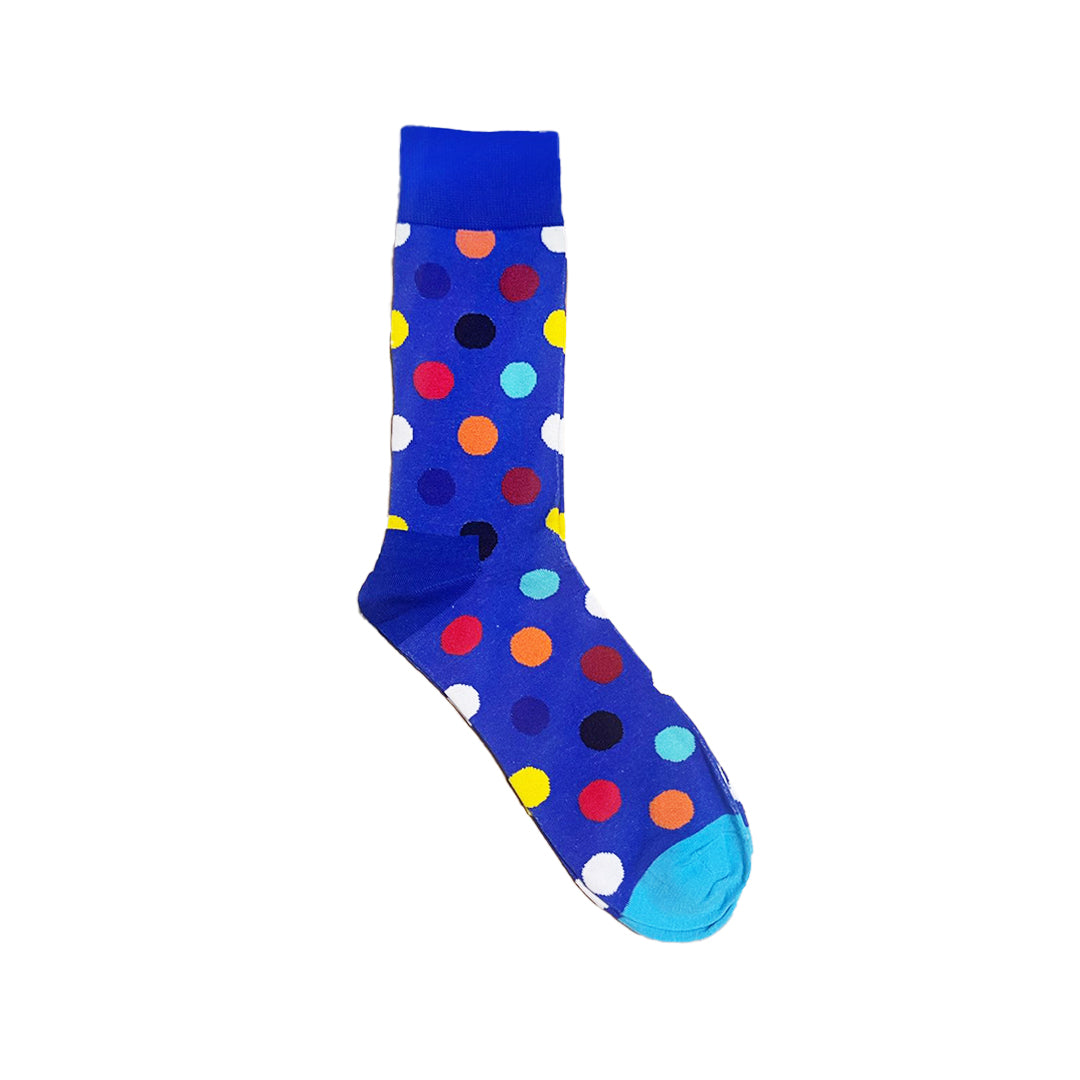 Blue with Spots Crazy Socks