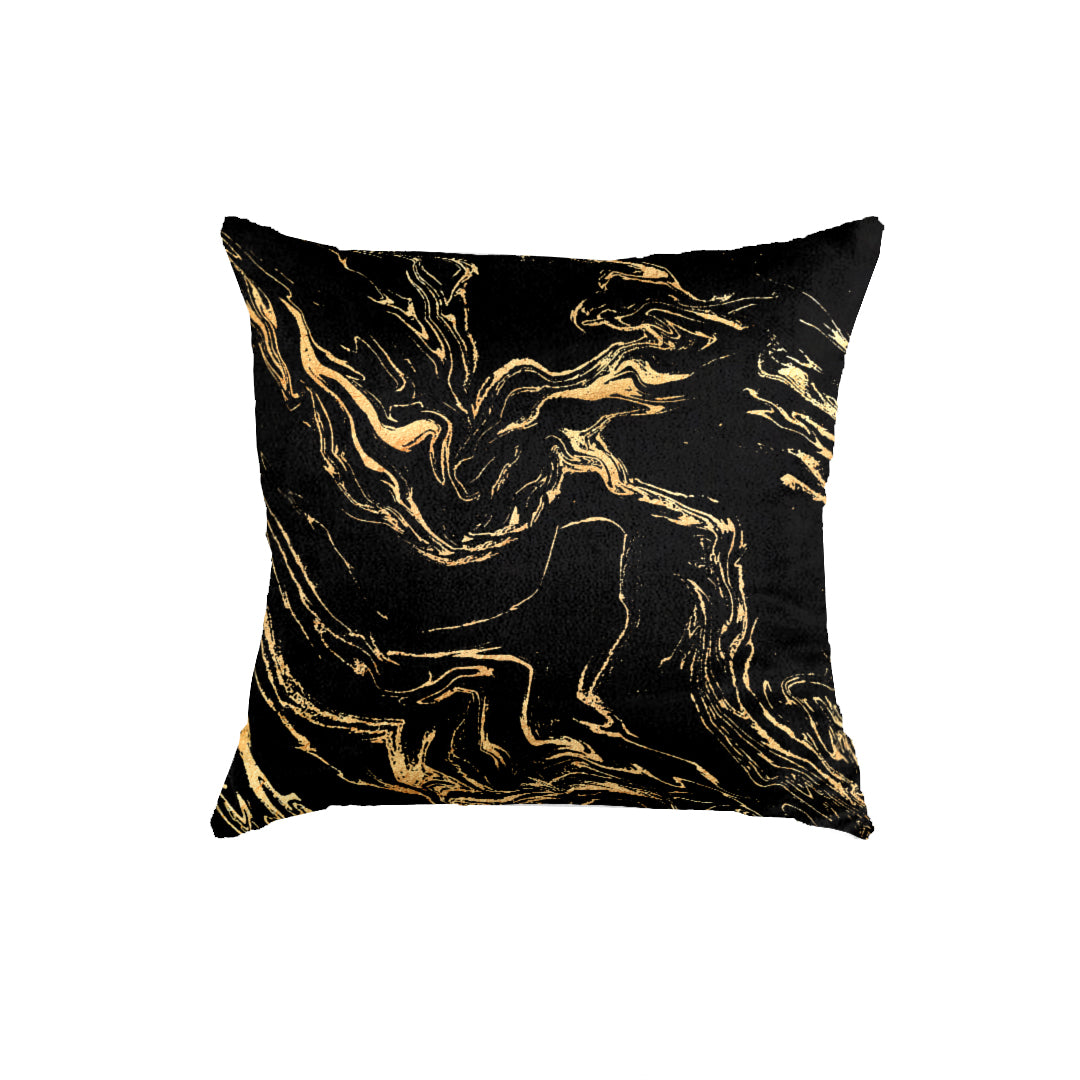 SuperSoft New Black Gold Abstract