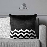 Thumbnail for SuperSoft Black & White Chevron with Black