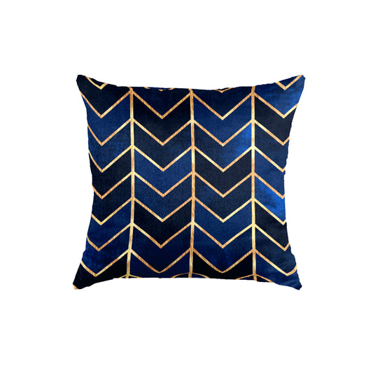 SuperSoft Blue Arrow Throw Pillow