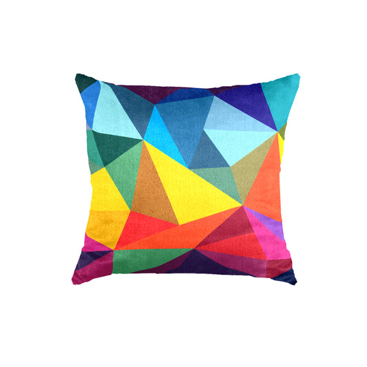 SuperSoft Colorful Rainbow Throw Cushion