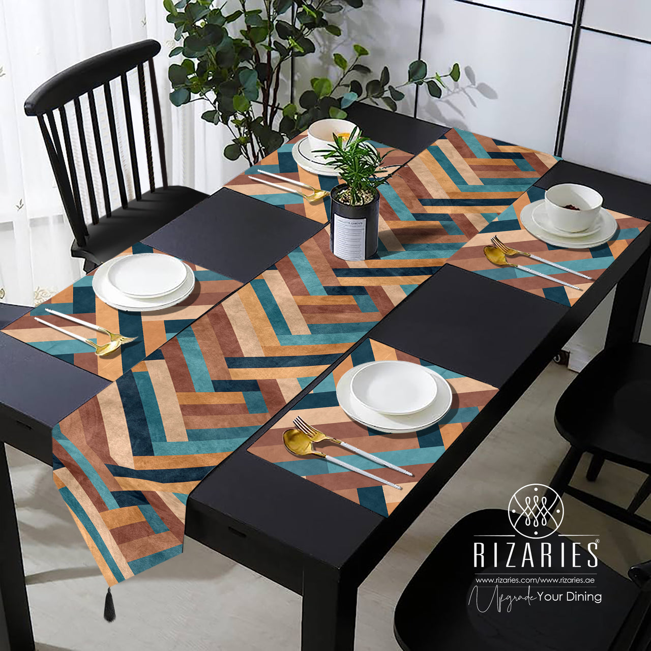 Ocean Lines Table Style Set