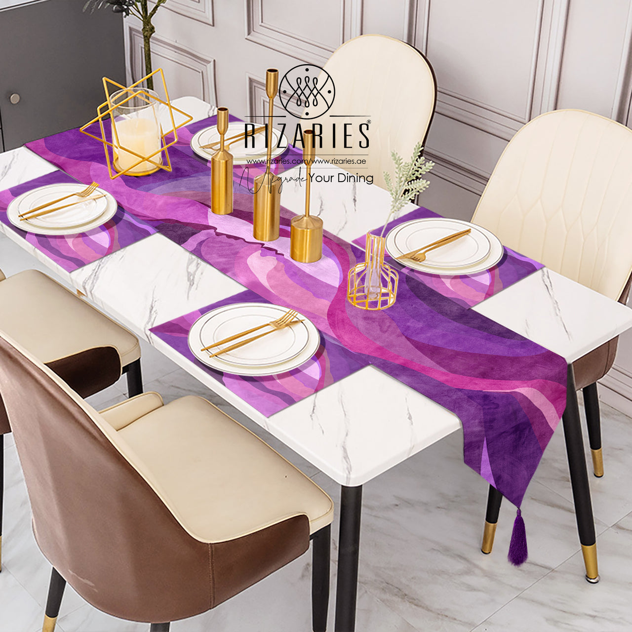 Purple Mist Table Style Set