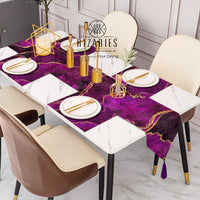 Thumbnail for Purple Abstract Table Style Set