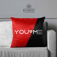 Thumbnail for SuperSoft YOU ME Love Theme Throw Pillow