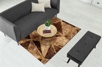 Thumbnail for Copper Gold Triangle Centerpiece (Rug)