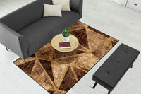 Thumbnail for Copper Gold Triangle Centerpiece (Rug)