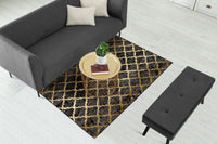 Thumbnail for Grey Quatrefoil Centerpiece (Rug)