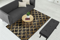 Thumbnail for Grey Quatrefoil Centerpiece (Rug)