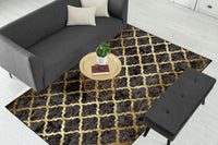 Thumbnail for Grey Quatrefoil Centerpiece (Rug)