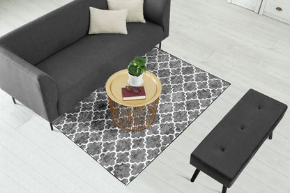 Grey & White Centerpiece (Rug)