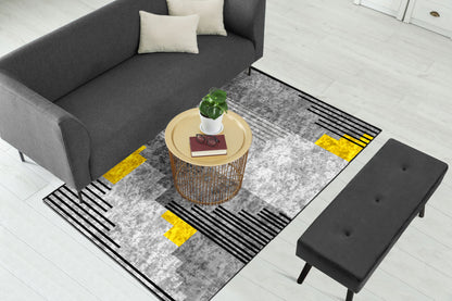 Black Lines Centerpiece (Rug)